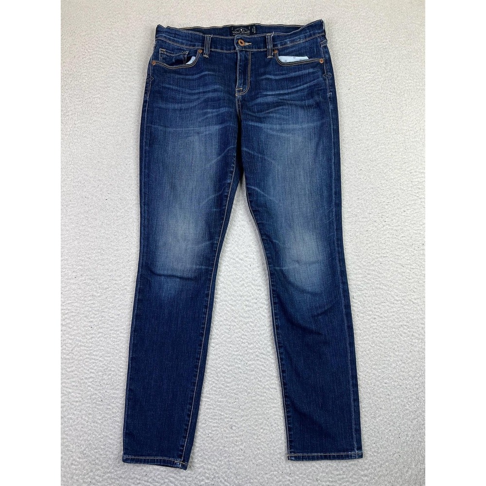 Lucky Brand‎ Sofia Skinny Jeans Womens 8/29 Blue Mid Rise Medium Wash Stretch